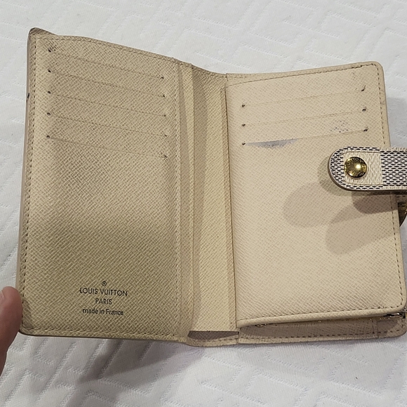 LOUIS VUITTON Damier Azur French Purse Wallet..Authentic!! - Picture 12 of 16